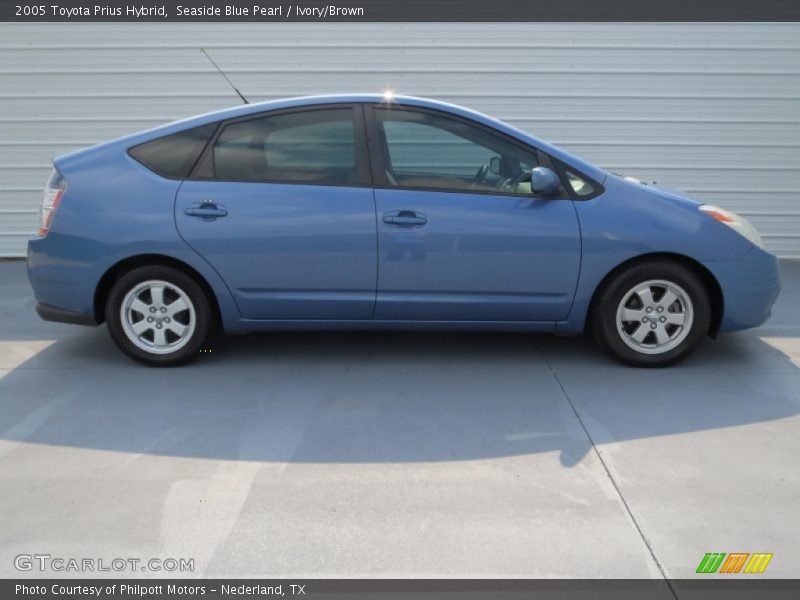 Seaside Blue Pearl / Ivory/Brown 2005 Toyota Prius Hybrid