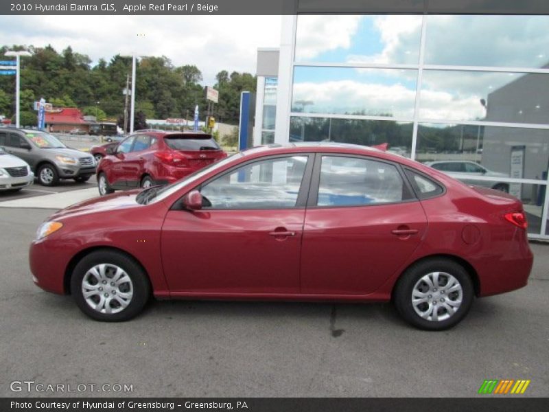 Apple Red Pearl / Beige 2010 Hyundai Elantra GLS