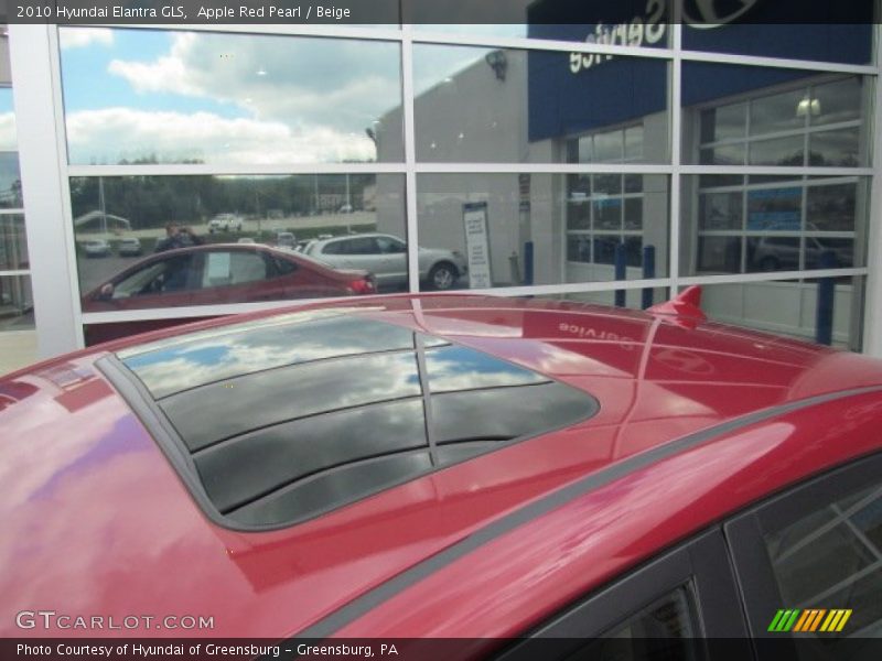 Apple Red Pearl / Beige 2010 Hyundai Elantra GLS