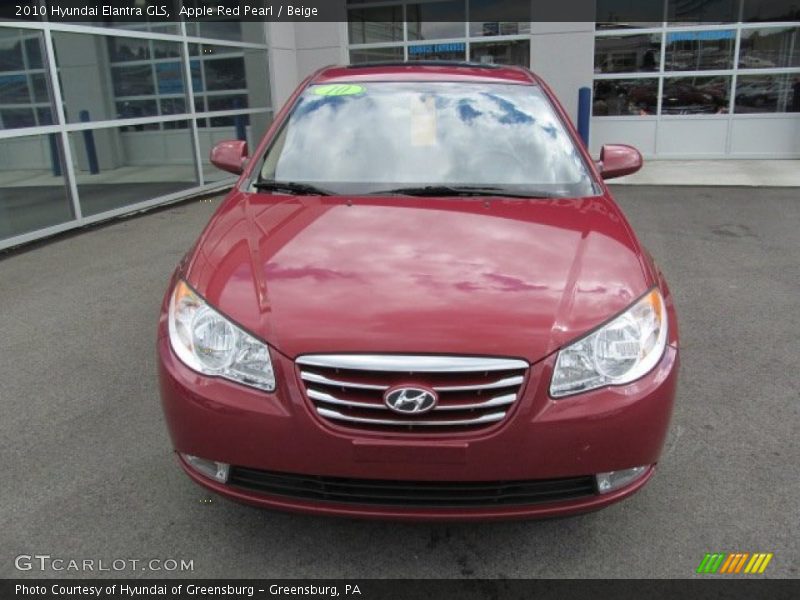 Apple Red Pearl / Beige 2010 Hyundai Elantra GLS