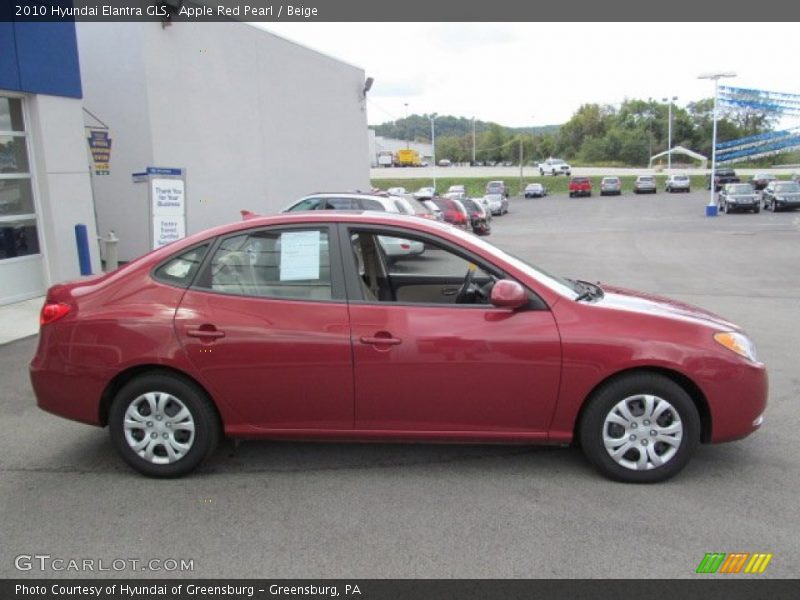 Apple Red Pearl / Beige 2010 Hyundai Elantra GLS