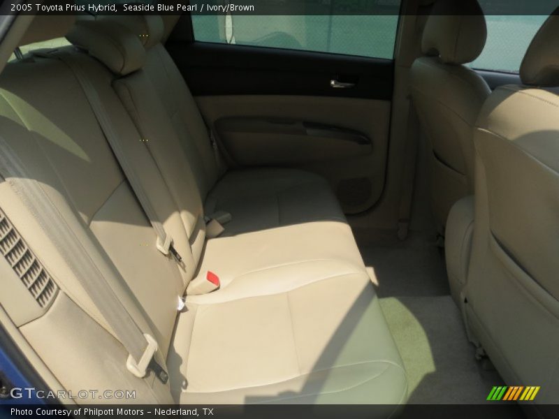 Seaside Blue Pearl / Ivory/Brown 2005 Toyota Prius Hybrid