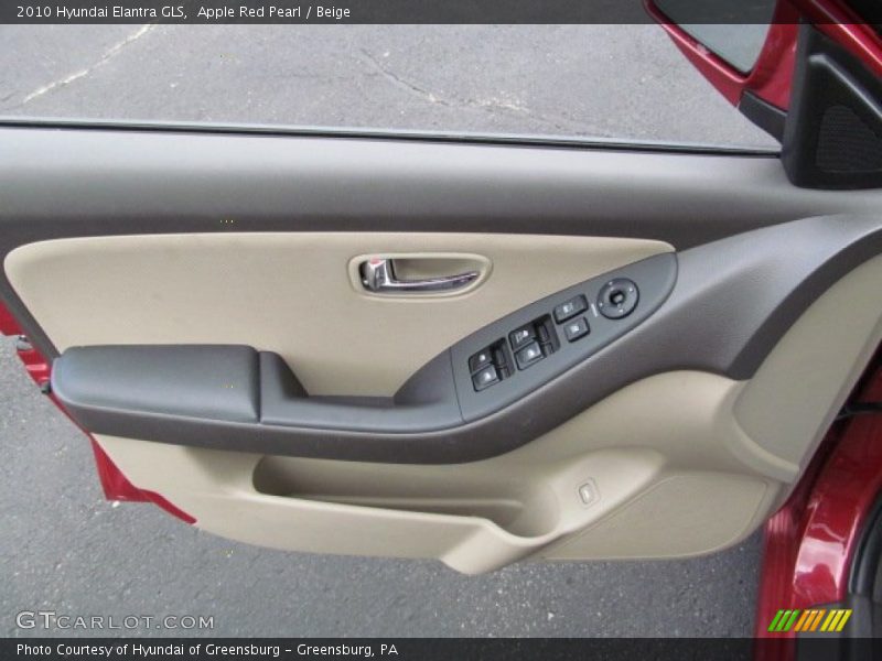 Apple Red Pearl / Beige 2010 Hyundai Elantra GLS