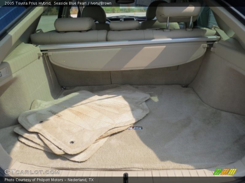 Seaside Blue Pearl / Ivory/Brown 2005 Toyota Prius Hybrid