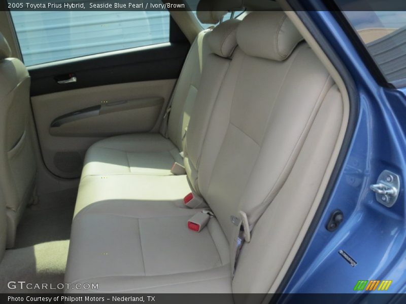 Seaside Blue Pearl / Ivory/Brown 2005 Toyota Prius Hybrid