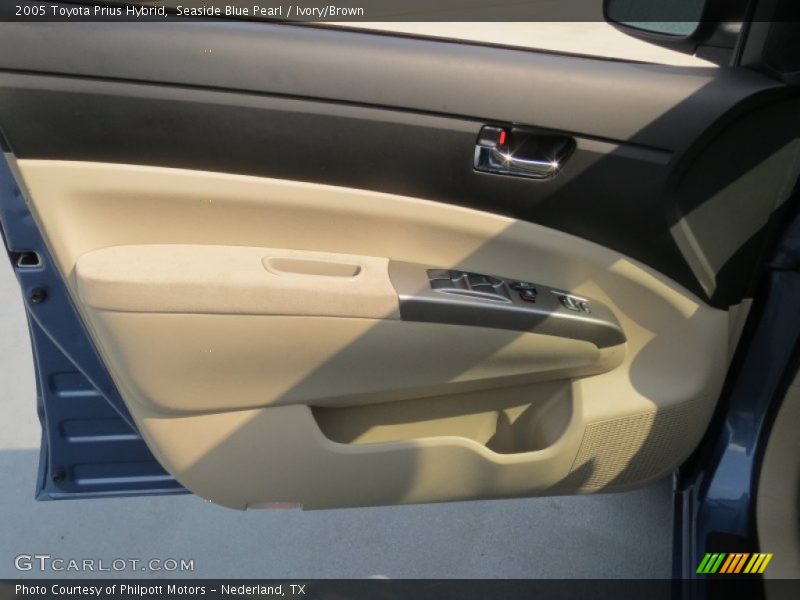 Seaside Blue Pearl / Ivory/Brown 2005 Toyota Prius Hybrid
