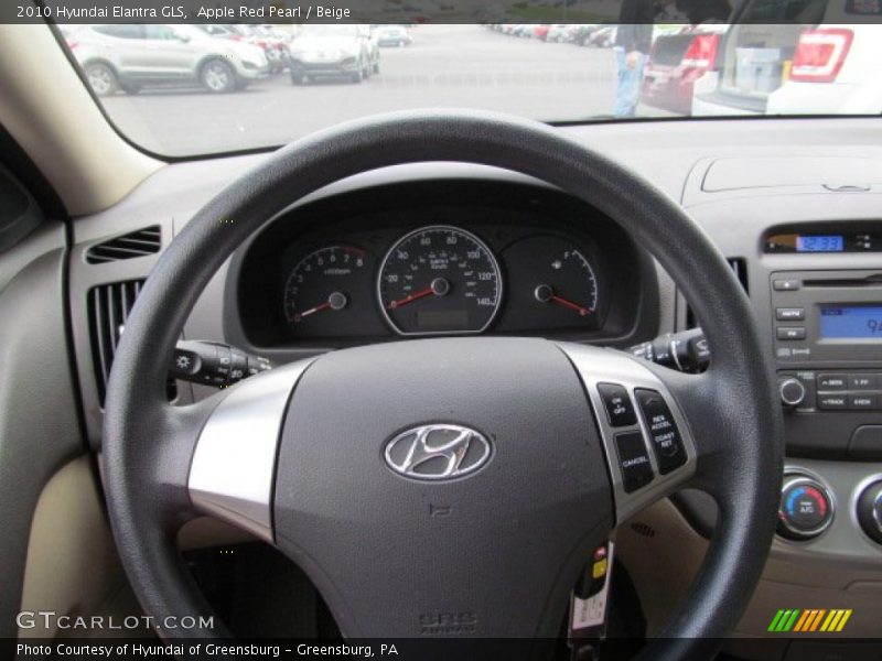 Apple Red Pearl / Beige 2010 Hyundai Elantra GLS
