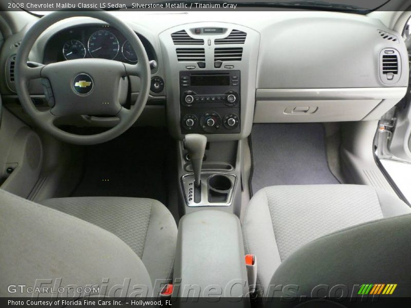 Silverstone Metallic / Titanium Gray 2008 Chevrolet Malibu Classic LS Sedan