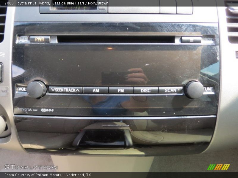 Seaside Blue Pearl / Ivory/Brown 2005 Toyota Prius Hybrid