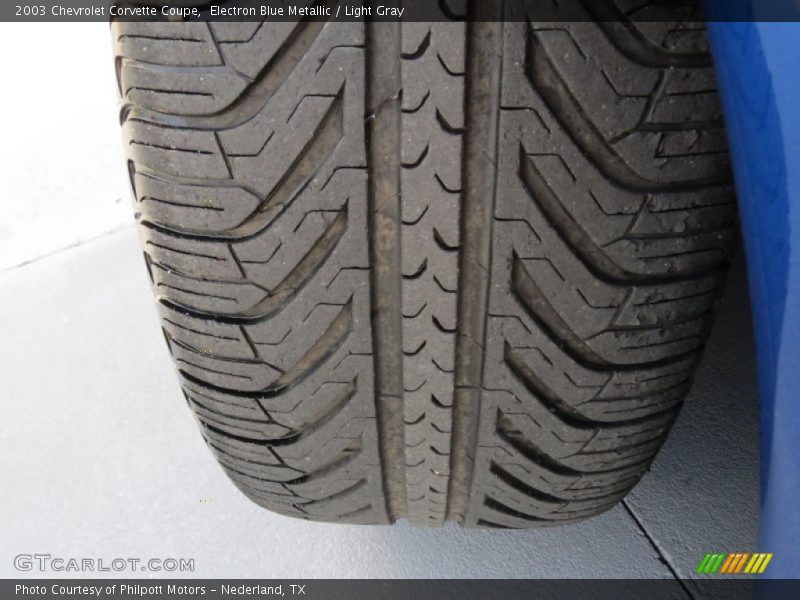 Electron Blue Metallic / Light Gray 2003 Chevrolet Corvette Coupe