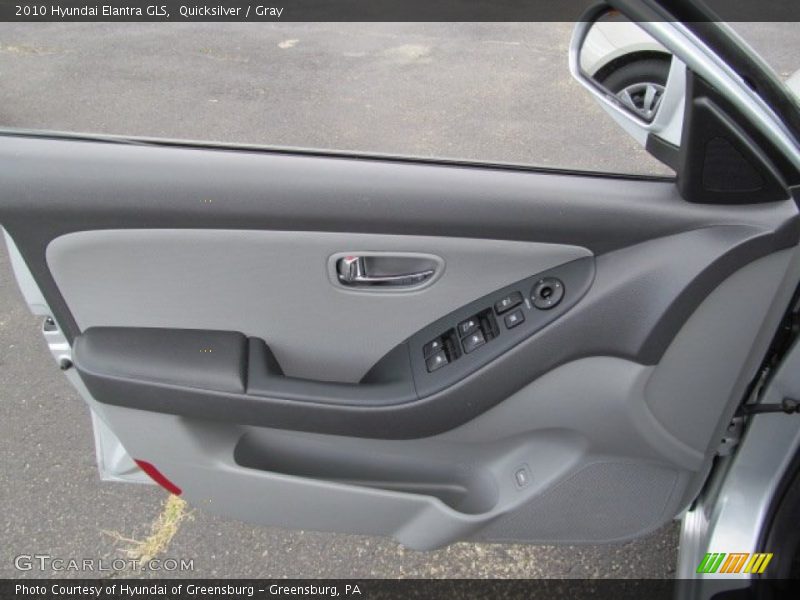 Quicksilver / Gray 2010 Hyundai Elantra GLS