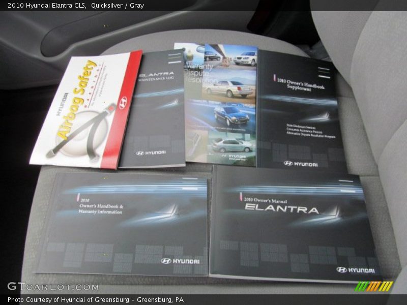 Quicksilver / Gray 2010 Hyundai Elantra GLS