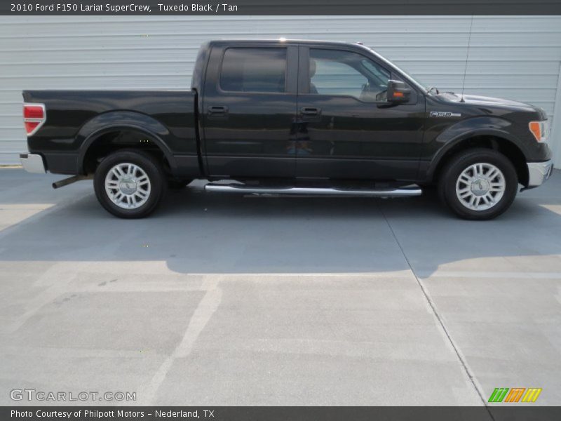 Tuxedo Black / Tan 2010 Ford F150 Lariat SuperCrew