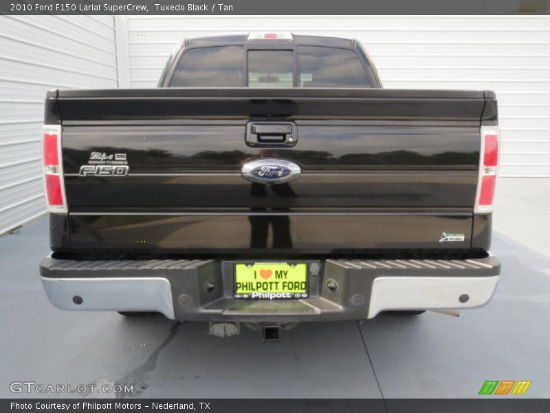Tuxedo Black / Tan 2010 Ford F150 Lariat SuperCrew