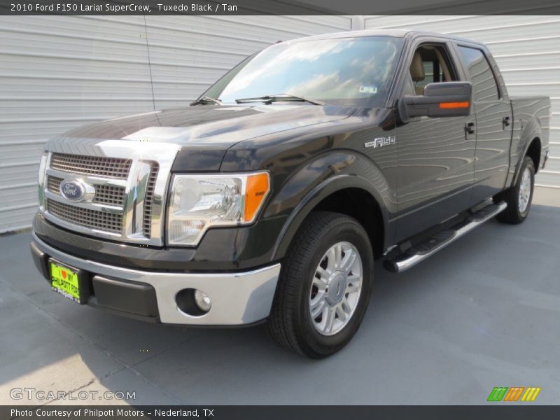 Tuxedo Black / Tan 2010 Ford F150 Lariat SuperCrew