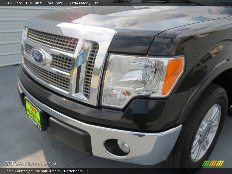 Tuxedo Black / Tan 2010 Ford F150 Lariat SuperCrew