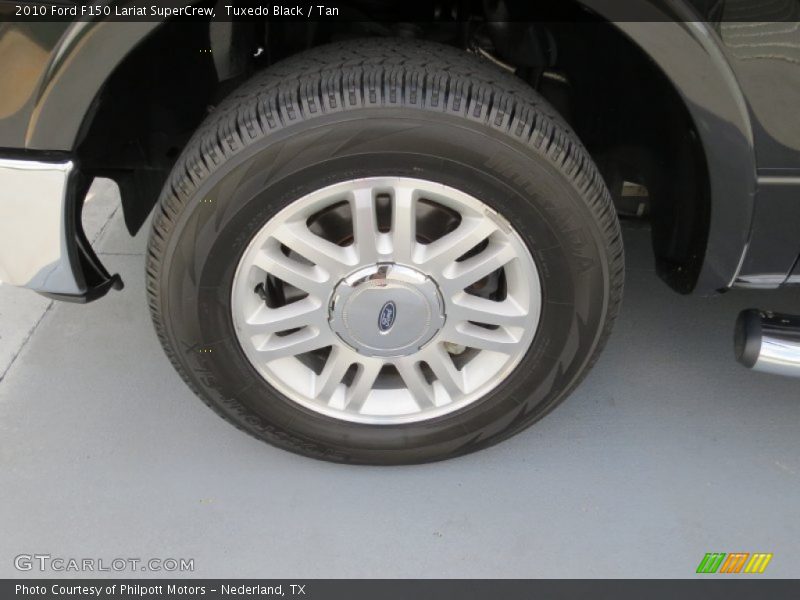 Tuxedo Black / Tan 2010 Ford F150 Lariat SuperCrew