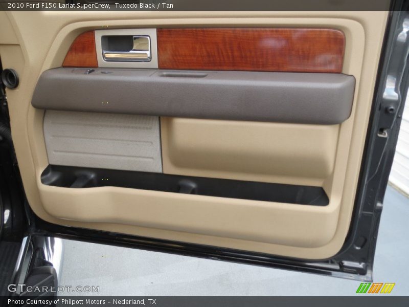 Tuxedo Black / Tan 2010 Ford F150 Lariat SuperCrew