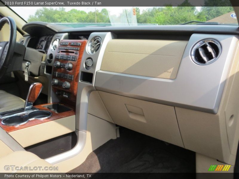 Tuxedo Black / Tan 2010 Ford F150 Lariat SuperCrew