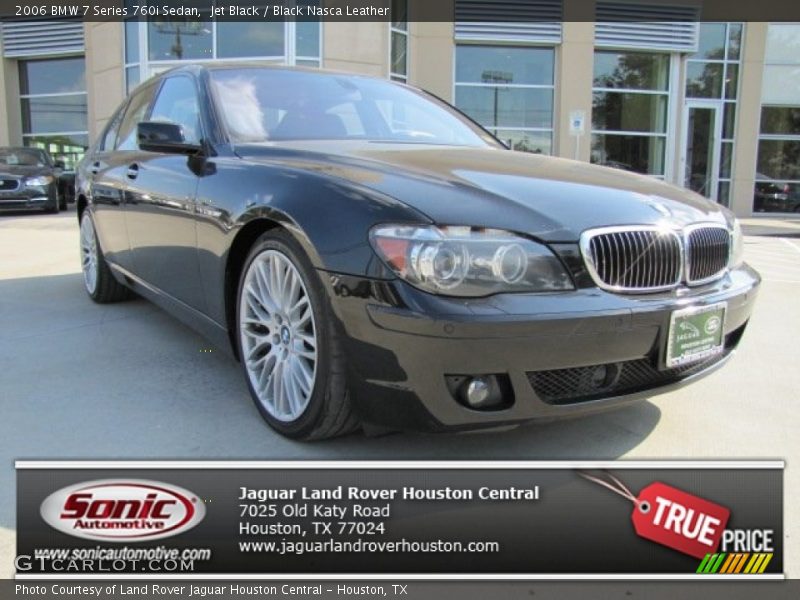 Jet Black / Black Nasca Leather 2006 BMW 7 Series 760i Sedan