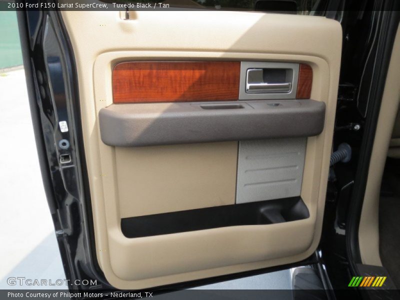 Tuxedo Black / Tan 2010 Ford F150 Lariat SuperCrew