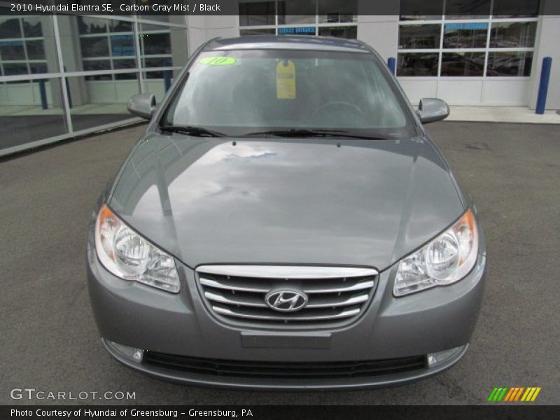 Carbon Gray Mist / Black 2010 Hyundai Elantra SE