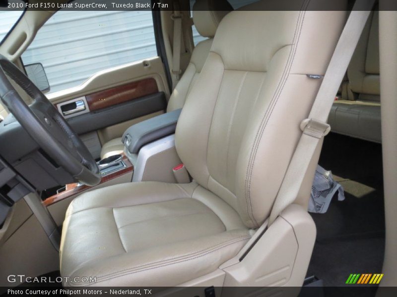 Tuxedo Black / Tan 2010 Ford F150 Lariat SuperCrew