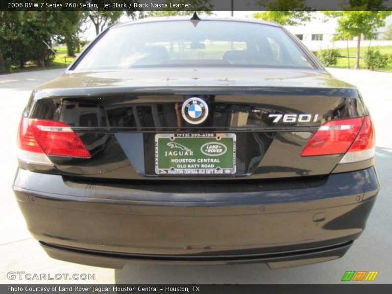 Jet Black / Black Nasca Leather 2006 BMW 7 Series 760i Sedan