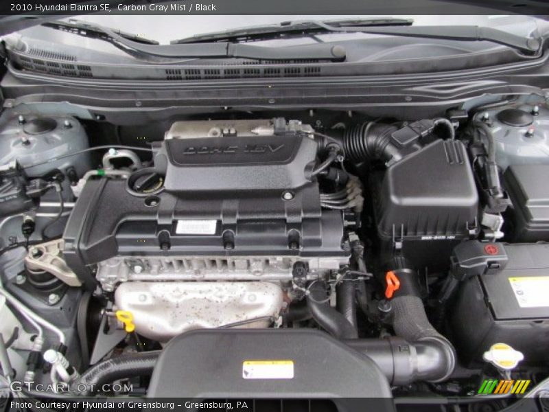 Carbon Gray Mist / Black 2010 Hyundai Elantra SE