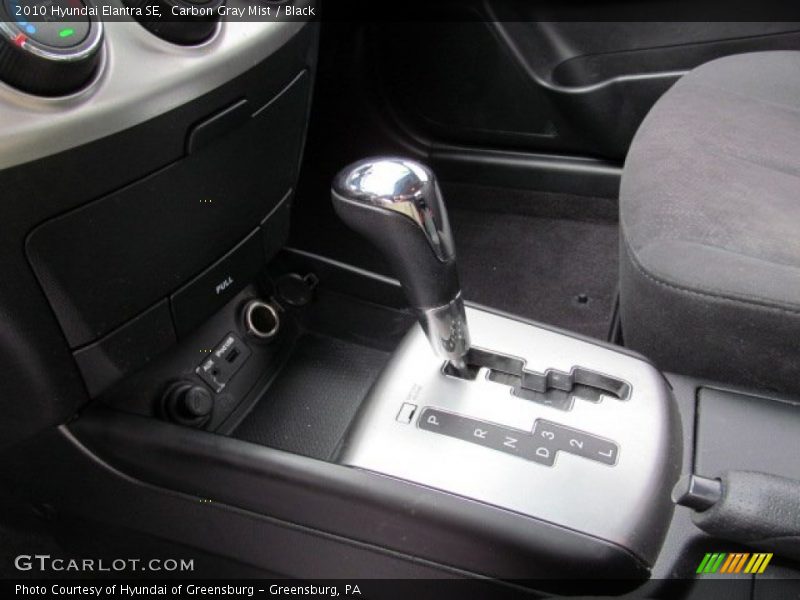 Carbon Gray Mist / Black 2010 Hyundai Elantra SE