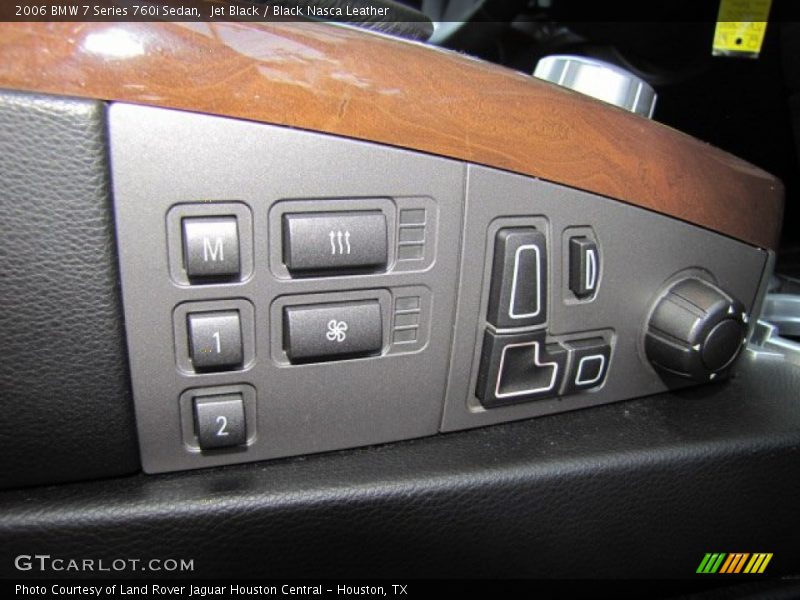 Controls of 2006 7 Series 760i Sedan