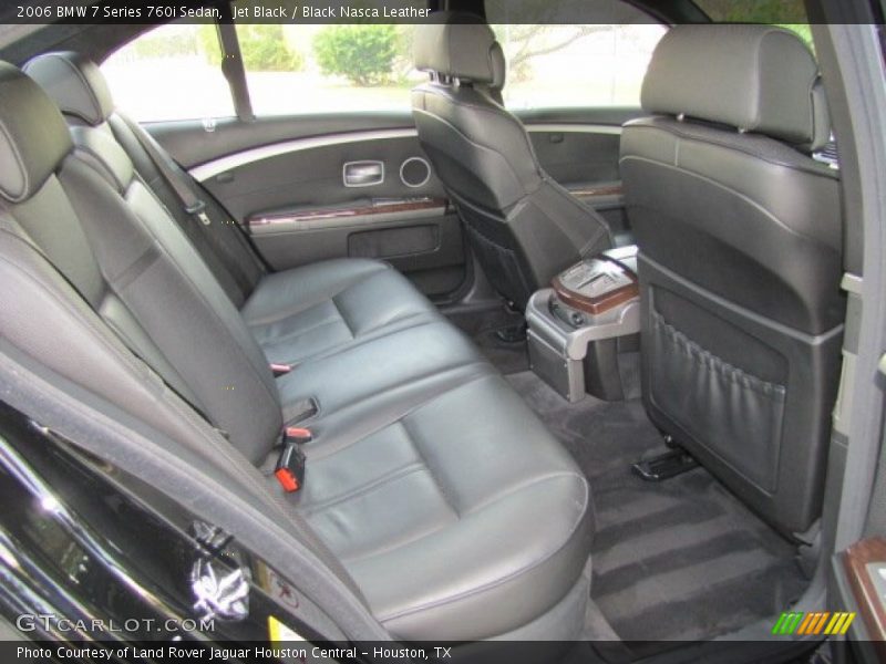 Rear Seat of 2006 7 Series 760i Sedan