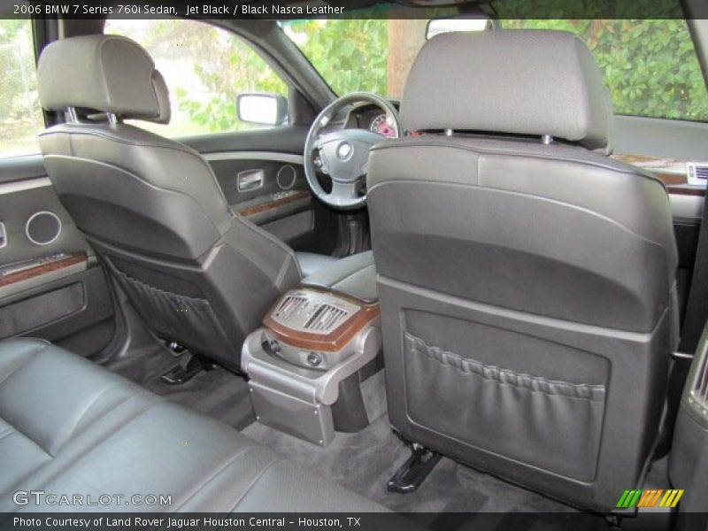  2006 7 Series 760i Sedan Black Nasca Leather Interior