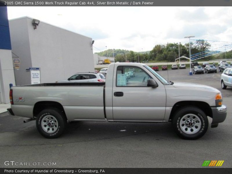 Silver Birch Metallic / Dark Pewter 2005 GMC Sierra 1500 Work Truck Regular Cab 4x4