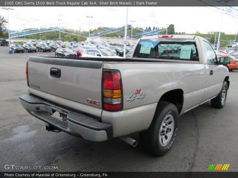 Silver Birch Metallic / Dark Pewter 2005 GMC Sierra 1500 Work Truck Regular Cab 4x4