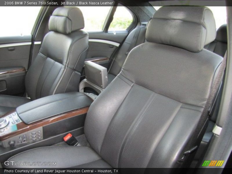 Front Seat of 2006 7 Series 760i Sedan