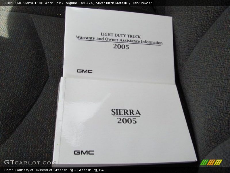 Silver Birch Metallic / Dark Pewter 2005 GMC Sierra 1500 Work Truck Regular Cab 4x4