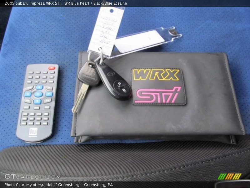 Keys of 2005 Impreza WRX STi