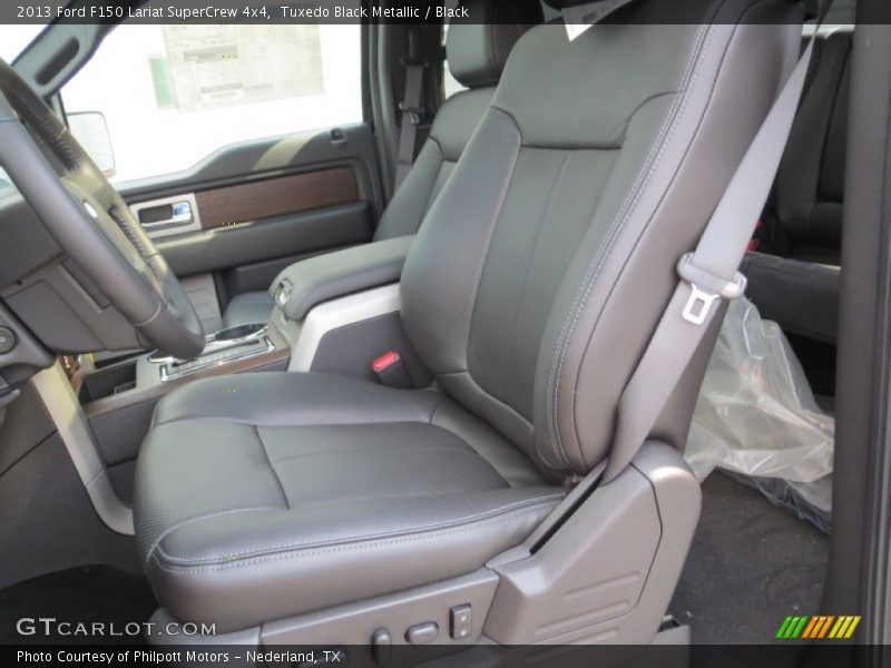 Front Seat of 2013 F150 Lariat SuperCrew 4x4