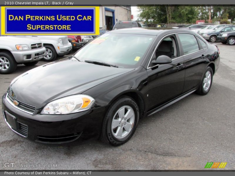Black / Gray 2010 Chevrolet Impala LT