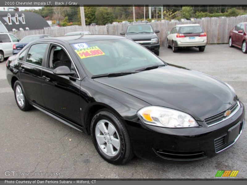 Black / Gray 2010 Chevrolet Impala LT