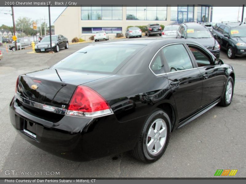 Black / Gray 2010 Chevrolet Impala LT