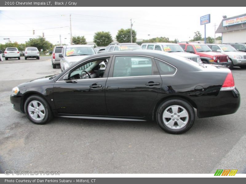 Black / Gray 2010 Chevrolet Impala LT
