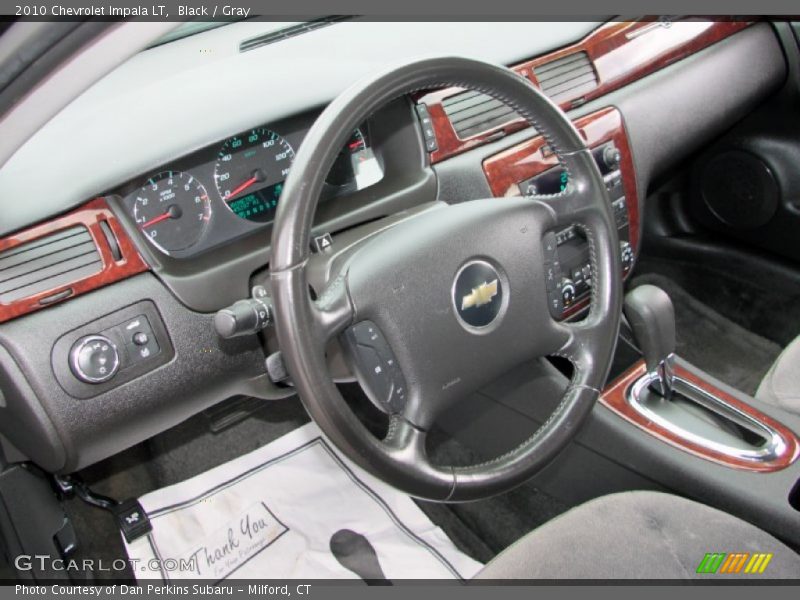 Black / Gray 2010 Chevrolet Impala LT