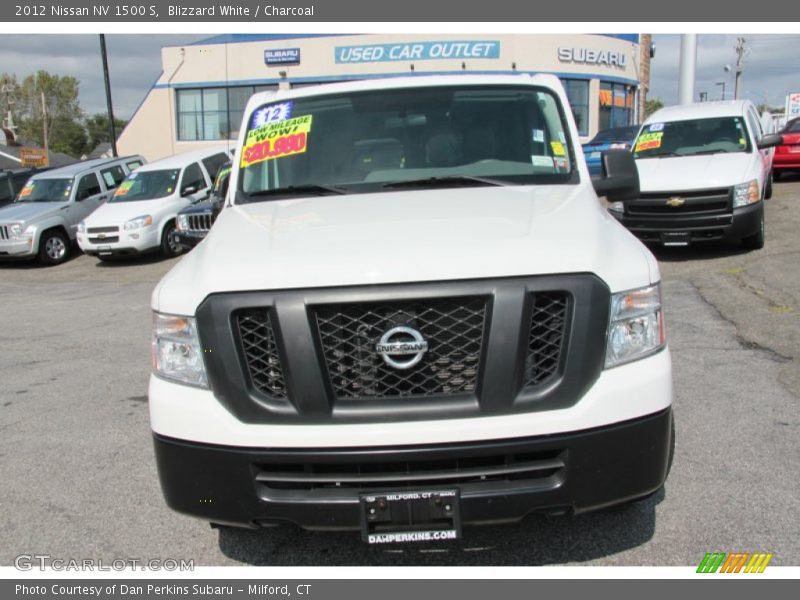 Blizzard White / Charcoal 2012 Nissan NV 1500 S