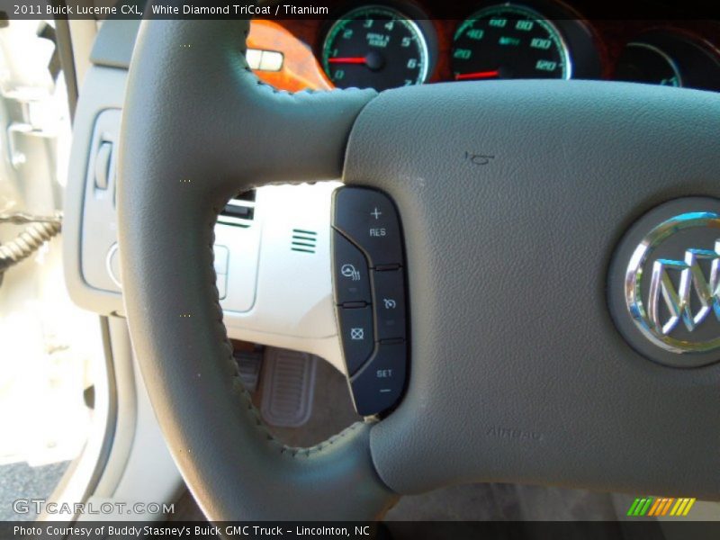 White Diamond TriCoat / Titanium 2011 Buick Lucerne CXL