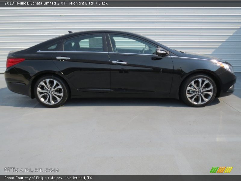 Midnight Black / Black 2013 Hyundai Sonata Limited 2.0T