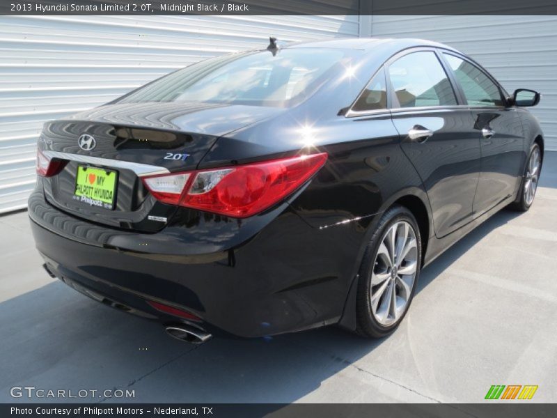 Midnight Black / Black 2013 Hyundai Sonata Limited 2.0T