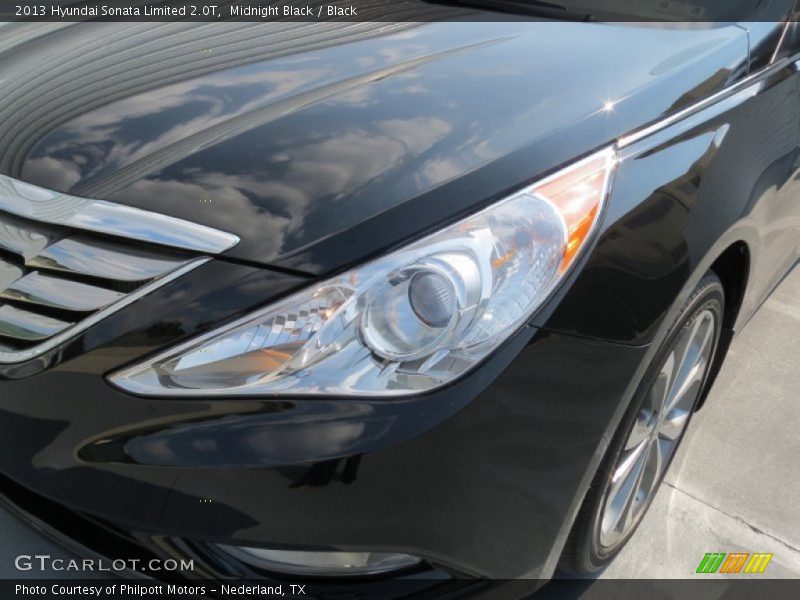 Midnight Black / Black 2013 Hyundai Sonata Limited 2.0T