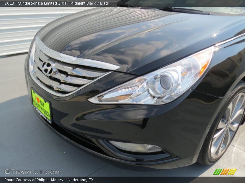 Midnight Black / Black 2013 Hyundai Sonata Limited 2.0T